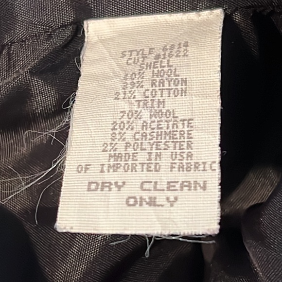 Canvasbacks Lutton & Horsfield 1980’s style cashmere blend jacket fits s/m - Picture 10 of 10